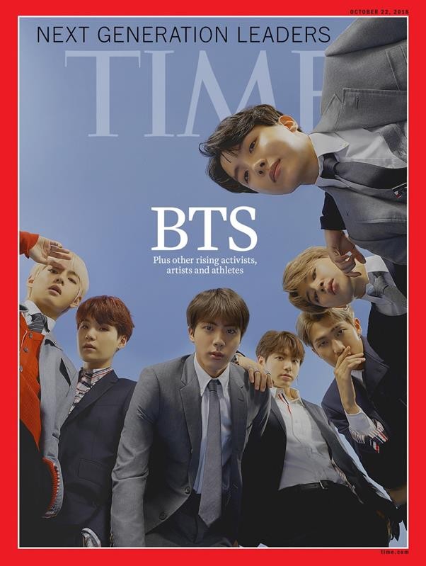 防弾少年団、米「TIME」誌の表紙を飾る・・・韓国アーティストとして初 防弾少年団、米「TIME」誌の表紙を飾る・・・韓国アーティストとして初