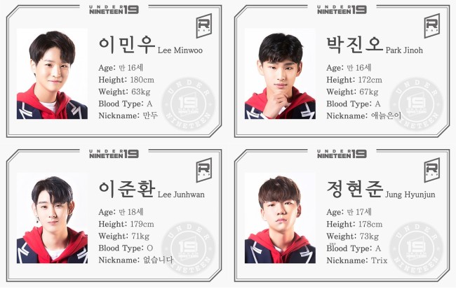 ‟日本人練習生も参加!” 10代のオーディション番組『UNDER19』参加者57人の初々しいプロフィール公開! ‟日本人練習生も参加!” 10代のオーディション番組『UNDER19』参加者57人の初々しいプロフィール公開!