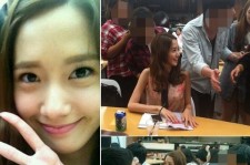 少女時代ユナ、韓国で最も忙しい女子大生！？　食堂で学生生活を満喫写真