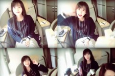 少女時代ティファニー、機内でご機嫌なユナと撮ったツーショットを公開！