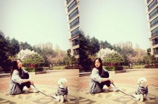 少女時代テヨン、“犬と一緒に日向ぼっこ”日常の写真公開！