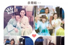 少女時代ユナ、中国ドラマ共演者と愛嬌たっぷりのクランクアップ記念ショット！