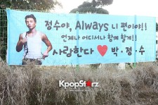 'Let's Go Together Leeteuk', Fans Hold Signs as he Enters Army