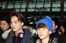 EXO-K Leaves for ‘SMTOWN LIVE WORLD TOUR III in SINGAPORE'
