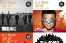 2015MAMA第2弾出演者にBIGBANG、iKON、パク・ジニョンの出演が決定！