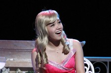 A Pink Jung Eunji Sparkling Dress for 'Legally Blonde' Musical