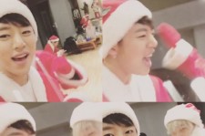 B.A.Pデヒョン、サンタ姿でクリスマスソングを披露！