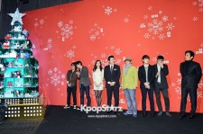 Press Conference and Christmas Giving Event for Movie 'Tower' 