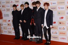 BEAST Charismatic Black Suits for '2012 Top Artists' for Melon Music Awards