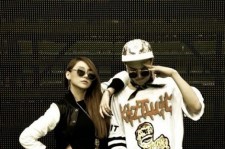 BIGBANGと2NE1のリーダーのダブルカリスマツーショット