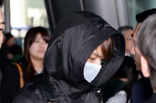 JYJ ジェジュンの全身ブラック空港ファッション　アジアツアー台湾公演終え帰国