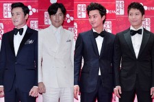 チャン・ドンゴン、チョン・ウソン、キム・ジフン、チソン 「2013中国映画祭」開幕式にタキシードで出席