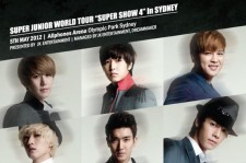 SUPER JUNIOR ワールドツアー「SUPER SHOW 4」　シドニーで開催決定！