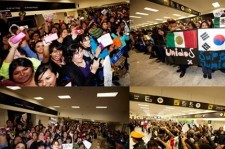 SUPER JUNIOR、メキシコでもファン2千人が殺到　空港が麻痺！　
