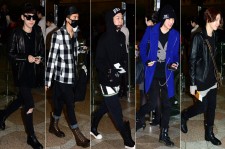 WINNERの空港ファッション、BIGBANG東京ドーム公演出演で日本へ出国