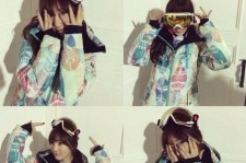 少女時代テヨン スキーファッションに身を包んだ可愛すぎるセルフショットを公開