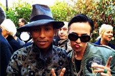 BIGBANG G-DRAGON、米歌手ファレル・ウィリアムスと一緒にツーショット
