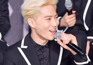 EXO リーダースホの苦悩を乗り越えた笑顔!単独コンサート記者会見に登場!!