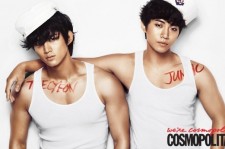 2PM テギョン＆ジュノ 『COSMOPOLITAN』グラビア写真