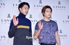 CNBLUE イ・ジョンヒョンとイ・ジョンシンがLANVIVN スポーツのイベントに参加。